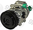 6512441 A/C Compressor, With Clutch, 6-Groove Pulley, 65 Series