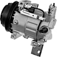 6512442 A/C Compressor, With Clutch, 65 Series