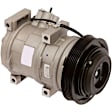 2010 Honda Ridgeline - A/C Compressor, 6 Groove; Nipp; 10Sr17C, With Clutch, 6-Groove Pulley, 3.5L, 65 Series