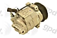 6512496 A/C Compressor, With Clutch, 6-Groove Pulley, 65 Series