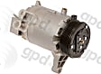 2008 Chevrolet Impala - A/C Compressor, 6 Groove; Cvc, With Clutch, 6-Groove Pulley, 3.9L 6Cyl, 65 Series