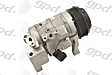 6512559 A/C Compressor, With Clutch, 6-Groove Pulley, 65 Series
