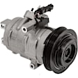 2009 Chrysler 300 - A/C Compressor, 6 Groove; 10S17C, With Clutch, 6-Groove Pulley, 2.7L, 65 Series