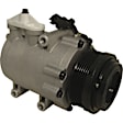 2005 Ford E-150 Club Wagon - A/C Compressor, Piston Replacement For 6511472, With Clutch, 6-Groove Pulley, 8 Cyl 4.6L, 65 Series