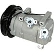 2014 Honda Crosstour - A/C Compressor, 6 Groove; 10Sr15C, With Clutch, 6-Groove Pulley, 3.5L 6Cyl, 65 Series