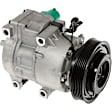 2010 Hyundai Santa Fe - A/C Compressor, With Clutch, 6-Groove Pulley, 3.5L 6Cyl, 65 Series