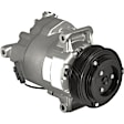 6512821 A/C Compressor, With Clutch, 65 Series