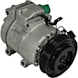2012 Kia Sorento - A/C Compressor, 6 Groove; Vs18; Without Direct Drive, With Clutch, 6-Groove Pulley, 2.4L 4Cyl, 65 Series