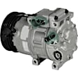 2012 Kia Sorento - A/C Compressor, 6 Groove; Vs18; Without Direct Drive, With Clutch, 6-Groove Pulley, 2.4L 4Cyl, 65 Series