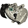 6512848 A/C Compressor, With Clutch, 6-Groove Pulley, 65 Series