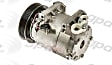 6512863 A/C Compressor, with Clutch, 6-Groove Pulley, 4 Cylinder, 2.5L Engine
