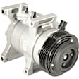 2016 Dodge Durango - A/C Compressor, Without Rear Air Conditioning; 6 Groove; Contains Pag46 Compatible For R1234Yf Systems; Rs18, With Clutch, 6-Groove Pulley, 5.7L, 65 Series