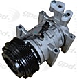 6512978 A/C Compressor, With Clutch, 6-Groove Pulley, 2.5L, 4Cyl, 65 Series
