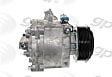 2016 Chevrolet Trax - A/C Compressor, 6 Groove; Qs90, With Clutch, 6-Groove Pulley, 4 Cyl 1.4L, 65 Series