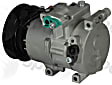 6513021 A/C Compressor, With Clutch, 4-Groove Pulley, 1.6L, 4Cyl, 65 Series