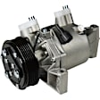 2017 Nissan Juke - A/C Compressor, 6 Groove; Cr08, With Clutch, 6-Groove Pulley, 4 Cyl 1.6L, 65 Series