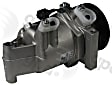 2017 Nissan Juke - A/C Compressor, 6 Groove; Cr08, With Clutch, 6-Groove Pulley, 4 Cyl 1.6L, 65 Series