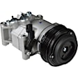 6513055 A/C Compressor, With Clutch, 6-Groove Pulley, 65 Series