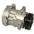 2014 Nissan Rogue - A/C Compressor, 6 Groove; Recommend Replacement Harness 1712339; Vcs14Ec, With Clutch, 6-Groove Pulley, 2.5L 4Cyl, 65 Series