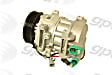 2014 Nissan Rogue - A/C Compressor, 6 Groove; Recommend Replacement Harness 1712339; Vcs14Ec, With Clutch, 6-Groove Pulley, 2.5L 4Cyl, 65 Series