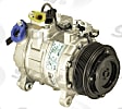 2015 BMW 528i xDrive - A/C Compressor, 6 Groove; 7Sbu17A, With Clutch, 6-Groove Pulley, 4 Cyl 2.0L, 65 Series