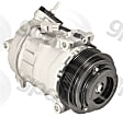 6513187 A/C Compressor, With Clutch, 6-Groove Pulley, 3.6L, 6Cyl, 65 Series