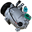 6513202 A/C Compressor, With Clutch, 6-Groove Pulley, 65 Series