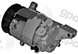 2016 GMC Canyon - A/C Compressor, 6 Groove; CVC E, With Clutch, 6-Groove Pulley, 3.6L, 65 Series
