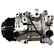6513306 A/C Compressor, With Clutch, 7-Groove Pulley