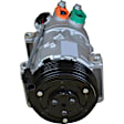 2014 Dodge Dart - A/C Compressor, With Clutch, 5-Groove Pulley, 1.4L 4Cyl, 65 Series