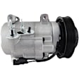 2016 Honda Pilot - A/C Compressor, 6 Groove; A10Hf20, With Clutch, 6-Groove Pulley, 3.5L, 65 Series