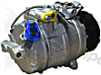 7513252 A/C Compressor, With Clutch, 8-Groove Pulley, 3.0L, 6Cyl, GPD A/C Compressor