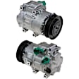 7513263 A/C Compressor, With Clutch, GPD A/C Compressor