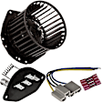 9311266 3-Piece Kit Blower Motor, Includes (1) Blower Motor, (1) Blower Motor Resistor and (1) HVAC Blower Motor Resistor Connector