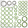 9432006 6-Piece Kit Direct Fit A/C Service Kit, 4-Piece Kit, Includes (1) A/C Accumulator, (1) A/C Orifice Tube, (1) A/C Expansion Valve, (1) A/C O-Ring and Gasket Seal Kit and (2) A/C Service Kit
