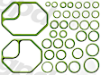 1992 BMW M5 - 3-Piece Kit A/C Service Kit, Front Exp Valve 3411266; O-Ring Seal Kit 1321307; Acum/Drier 1411469  Includes (1) A/C Receiver Drier, (1) A/C Expansion Valve, and (1) A/C O-Ring and Gasket Seal Kit