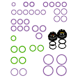 2014 Audi A4 Quattro - 3-Piece Kit A/C Service Kit, O-Ring Seal Kit 1321388; Front Exp Valve 3411561; Acum/Drier 1411885  Includes (1) A/C Receiver Drier, (1) A/C Expansion Valve, and (1) A/C O-Ring and Gasket Seal Kit