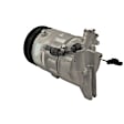 2013 Cadillac SRX - 4-Piece Kit A/C Compressor, FLEX, PXC1, Acum/Drier 1412029, Front Exp Valve 3411488, 513049, Oring Seal Kit 1321329, With Clutch, 6-Groove Pulley, 3.6L 6Cyl