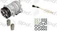 9611243 A/C Compressor, With Clutch, 6-Groove Pulley, 2.0L, 4Cyl