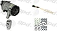 9611261 4-Piece Kit A/C Compressor, With Clutch, 6-Groove Pulley, 3.6L, 6Cyl, Includes (1) A/C Compressor, (1) Drier Desiccant Element, (1) A/C Expansion Valve and (1) A/C O-Ring and Gasket Seal Kit