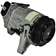 9611261 4-Piece Kit A/C Compressor, With Clutch, 6-Groove Pulley, 3.6L, 6Cyl, Includes (1) A/C Compressor, (1) Drier Desiccant Element, (1) A/C Expansion Valve and (1) A/C O-Ring and Gasket Seal Kit