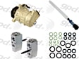 9611267 A/C Compressor, With Clutch, 4-Groove Pulley