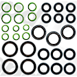 9611267B 4-Piece Kit A/C Compressor, With Clutch, 4-Groove Pulley, GPD OE Replacement, Includes (1) A/C Compressor, (1) A/C Expansion Valve, (1) A/C O-Ring and Gasket Seal Kit and (1) A/C Condenser