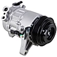 9611280A A/C Compressor, With Clutch, 6-Groove Pulley, 3.6L, 6Cyl
