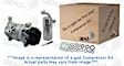 2017 Chevrolet Sonic - 4-Piece Kit A/C Compressor, With Clutch, 6-Groove Pulley, 1.4L 4Cyl, Includes (1) A/C Compressor, (1) Drier Desiccant Element, (1) A/C Expansion Valve and (1) A/C O-Ring and Gasket Seal Kit