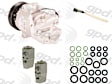 9611321 4-Piece Kit A/C Compressor, With Clutch, 6-Groove Pulley, 1.4L, 4Cyl, Includes (1) A/C Compressor, (1) Drier Desiccant Element, (1) A/C Expansion Valve and (1) A/C O-Ring and Gasket Seal Kit