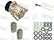 9611323 4-Piece Kit A/C Compressor, With Clutch, 6-Groove Pulley, 1.8L, 4Cyl, Includes (1) A/C Compressor, (1) Drier Desiccant Element, (1) A/C Expansion Valve and (1) A/C O-Ring and Gasket Seal Kit