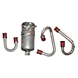 1982 Chevrolet Corvette - 4-Piece Kit A/C Compressor, With Clutch, 1-Groove Pulley, 5.7L, includes (1) A/C Compressor and (1) A/C Service Kit (A/C Accumulator, A/C Orifice Tube, and A/C O-Ring and Gasket Seal Kit)