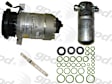 9611613 4-Piece Kit A/C Compressor, With Clutch, 6-Groove Pulley, Includes (1) A/C Compressor, (1) A/C Accumulator, (1) A/C Orifice Tube and (1) A/C O-Ring and Gasket Seal Kit