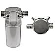 9611614 A/C Compressor Kit, Models With Rear A/C, Factory, R12, Includes (1) A/C Compressor, (1) A/C Accumulator, (1) A/C Orifice Tube, (1) A/C Expansion Valve, (1) A/C O-Ring and Gasket Seal Kit